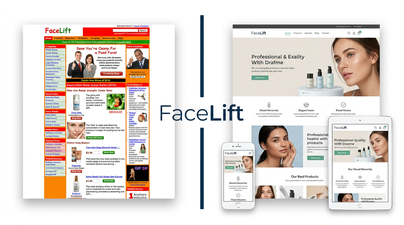 Before and After Website Transformation