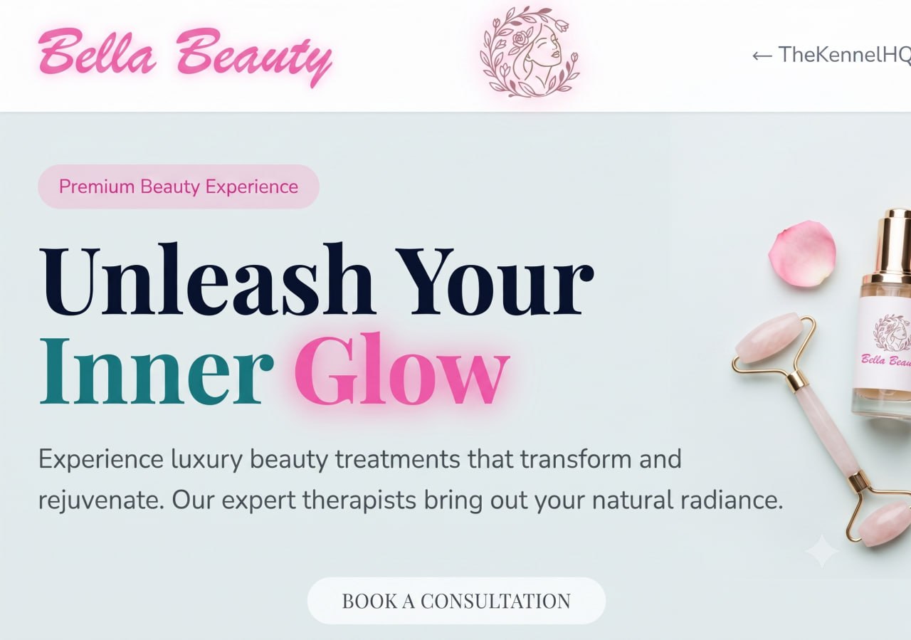 Beauty Parlour Website