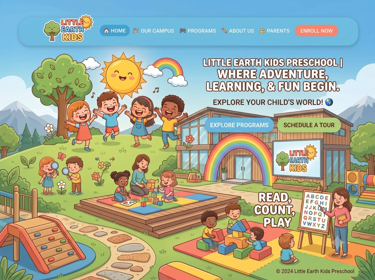 Little Earth Kids Website