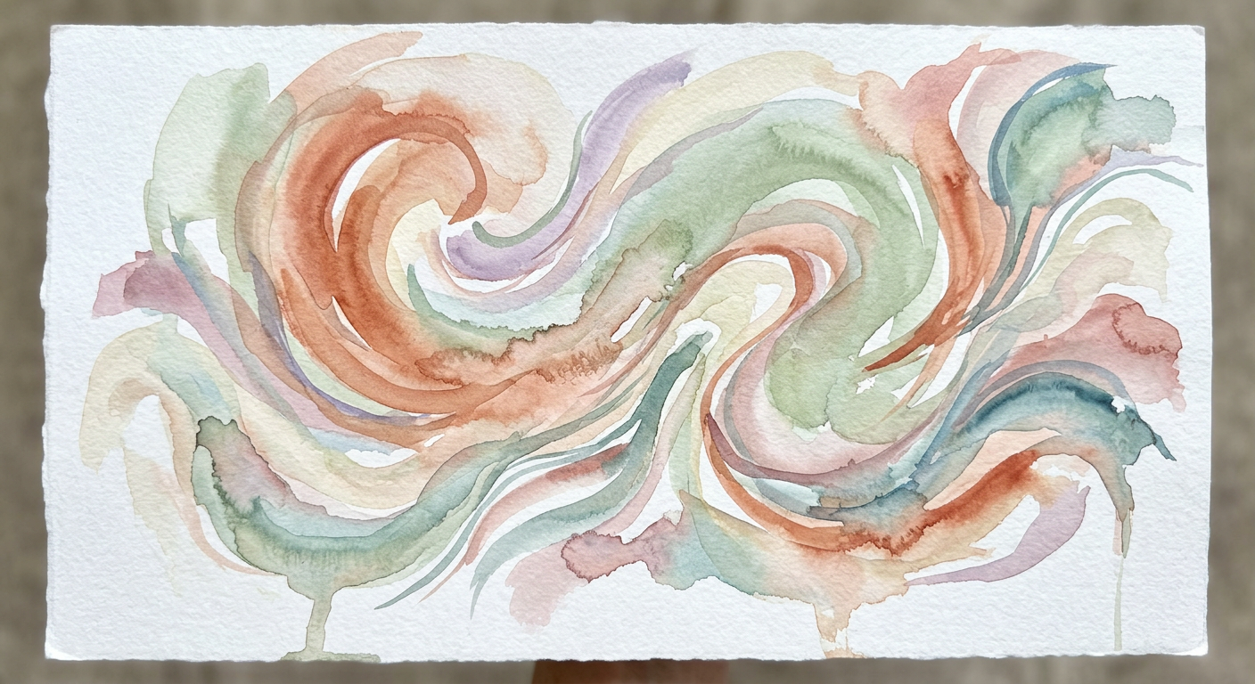 Forme Astratte - Abstract watercolor